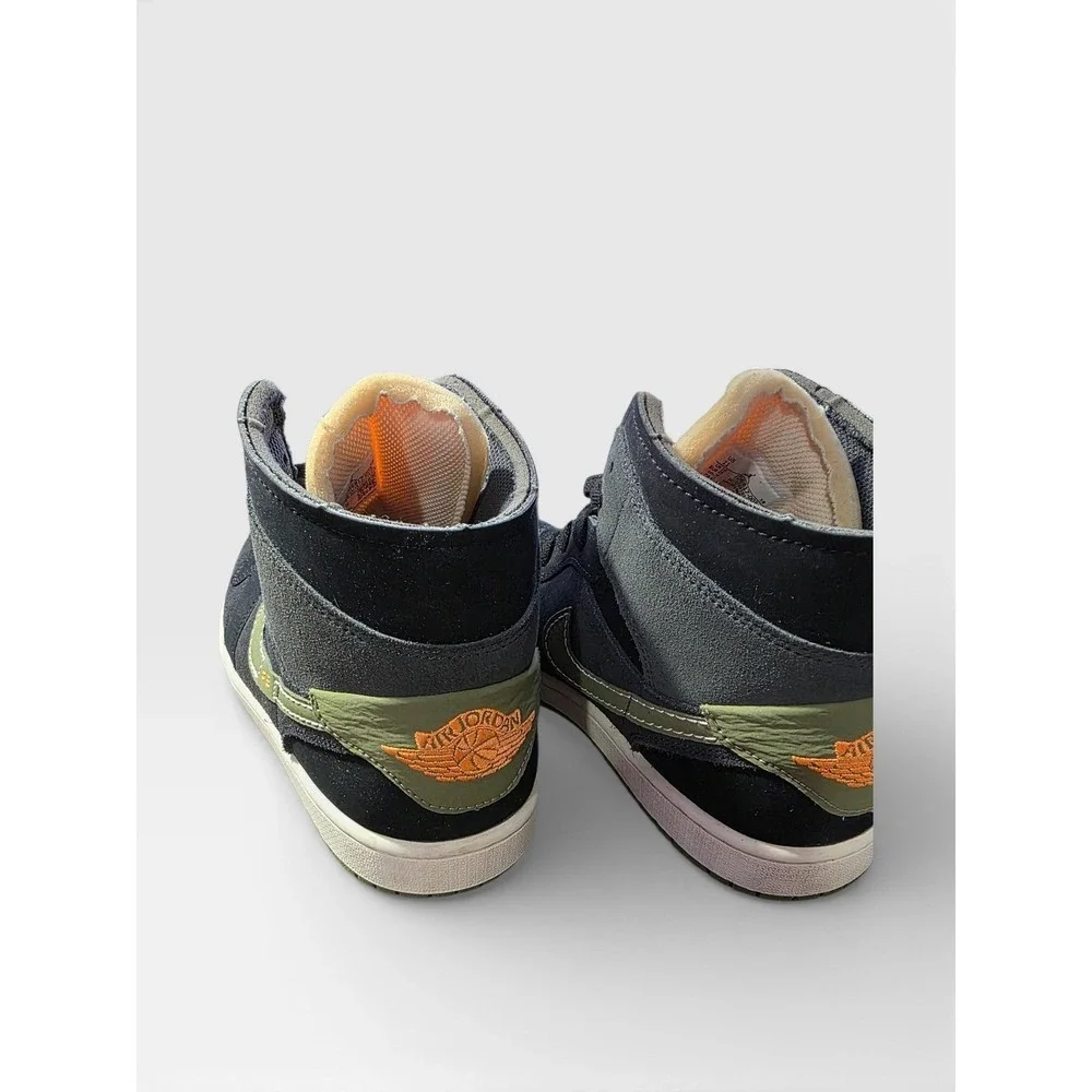 Nike Air Jordan 1 Men's Size 11‎ Mid SE Craft Olive Green Grey high tops Jumpman